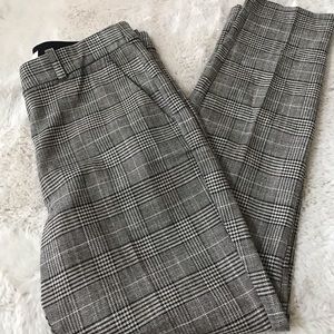 H&M Brown Plaid Pants 12
